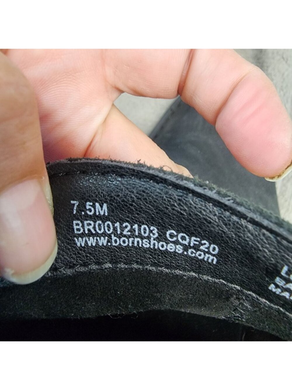 Born Shoes Womens Size 7.5 M Brenta Black Leather Ankle Chelsea Boots *Read* - Picture 12 of 14